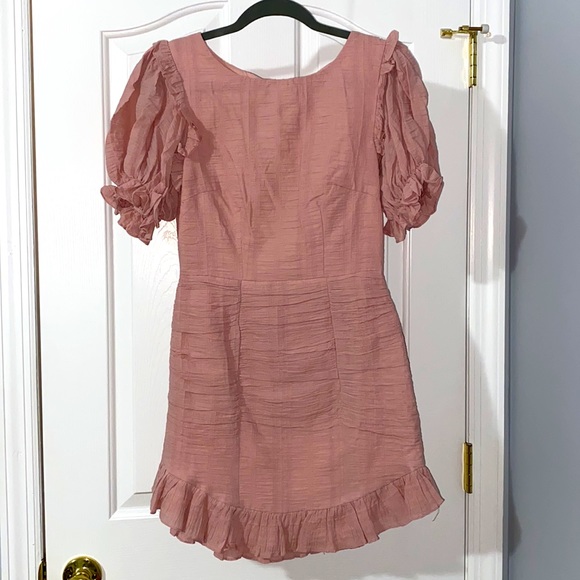LuLu’s Pink open back mini dress - Picture 2 of 2